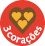 3 corações